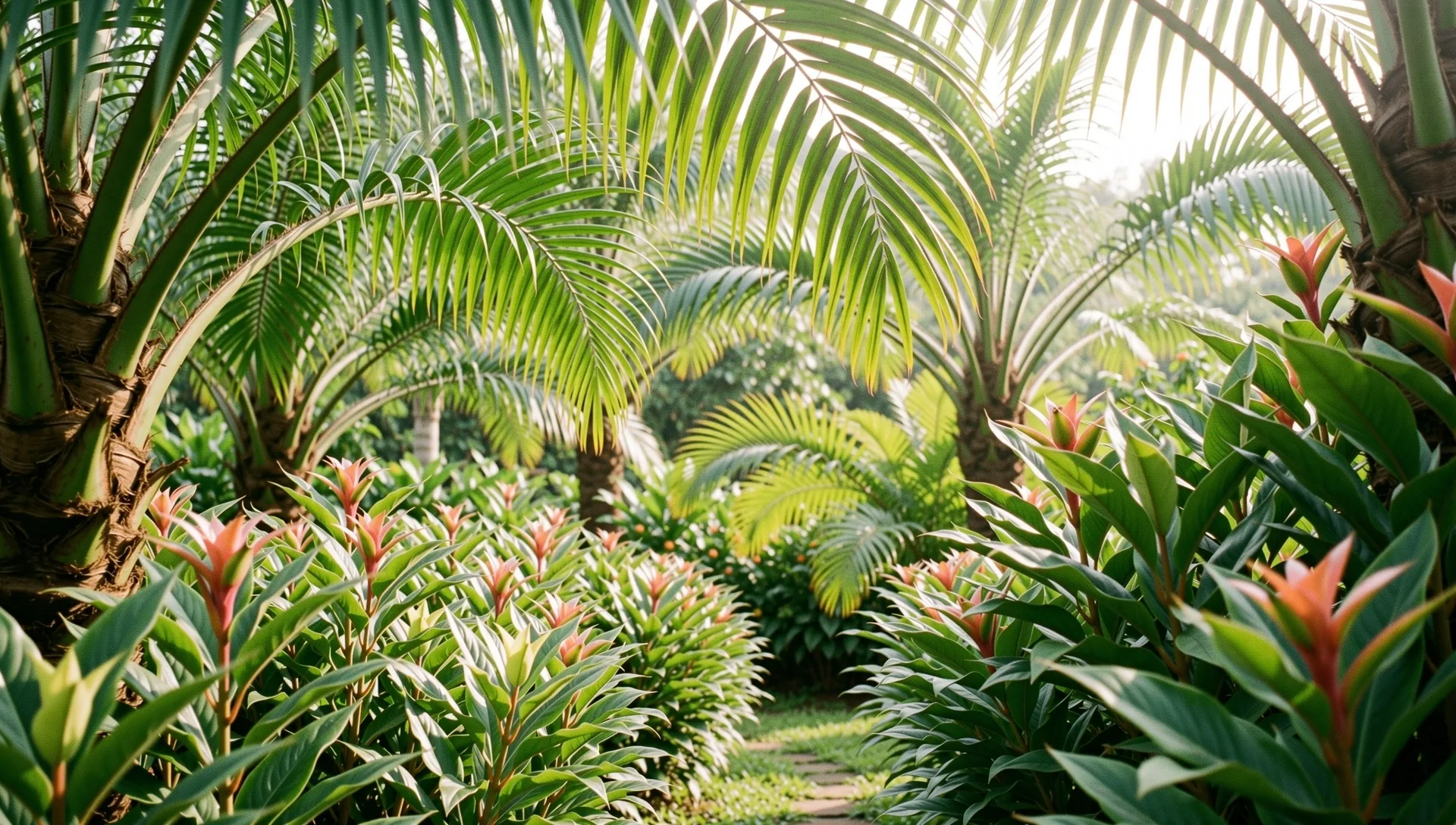 Natural Indonesian botanical environment